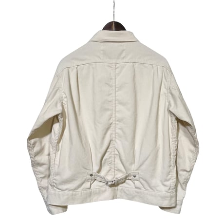 CAERULA PER LIGHTS"corduroy blouson"(white)unisex
