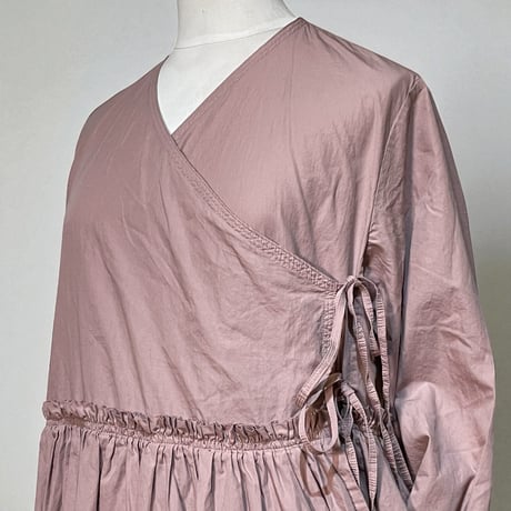 TigreBrocante"ribbon tie gown onepiece"(pink beige)women's