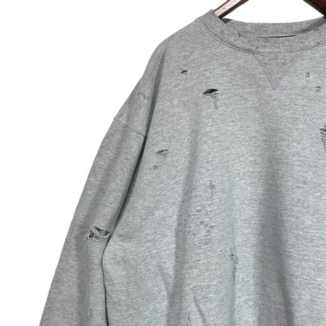 SUBTLE Re label "used damage sweat" (unisex) B