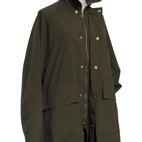 amne "nylon OX covered coat" (olive) unisex