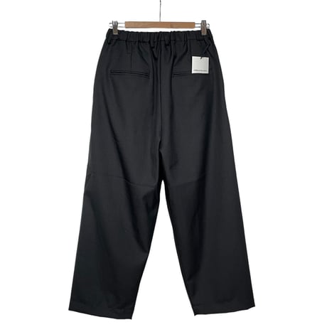CAERULA PER LIGHTS"schola sage tuck pants"(black)unisex