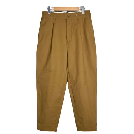 ASEEDONCLOUD"Handwerker cotton duck HW slacks" (camel) unisex