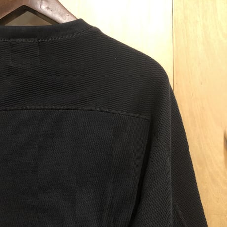 Jackman"thermal crew neck"(black) unisex