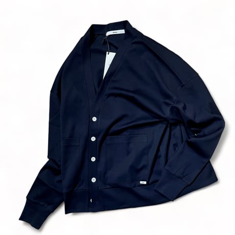 amne "giza round cardigan" (navy) unisex