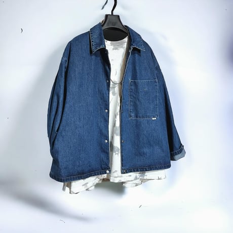 amne "11DENIM coaching jacket" (indigo) unisex