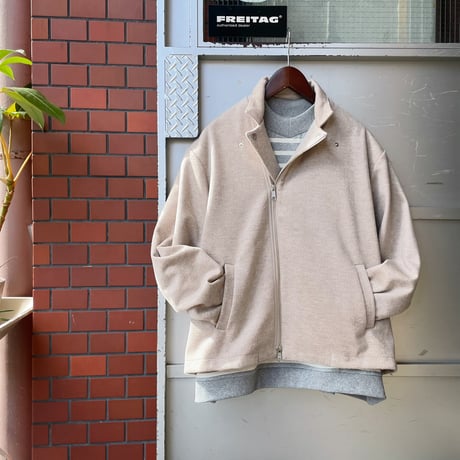 FLISTFIA"riders wide jacket"(powder beige)unisex