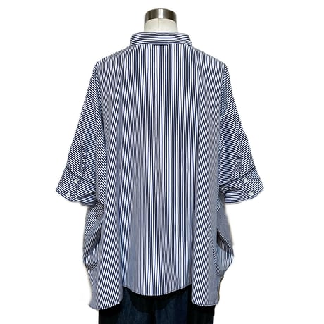 TigreBrocante"london stripe marrakesh blouse"(blue)women's