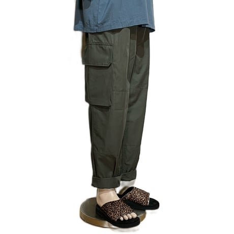 H.UNIT "burberry easy cargo pants" (khaki) unisex