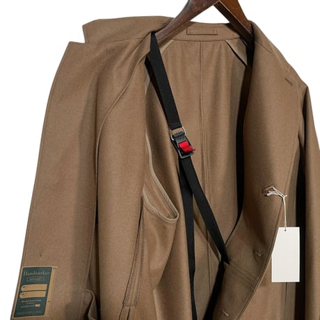 ASEEDONCLOUD"Handwerker HW wool flannel handsfree jacket"(camel)unisex