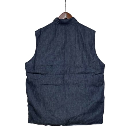 TigreBrocante"6oz denim open zip down vest"(indigo)unisex