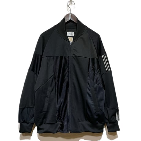yoused"patchwork loose jog top"(black.A)unisex