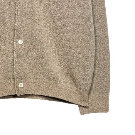 eyya"boucle twisted yarn cardigan"(beige)unise