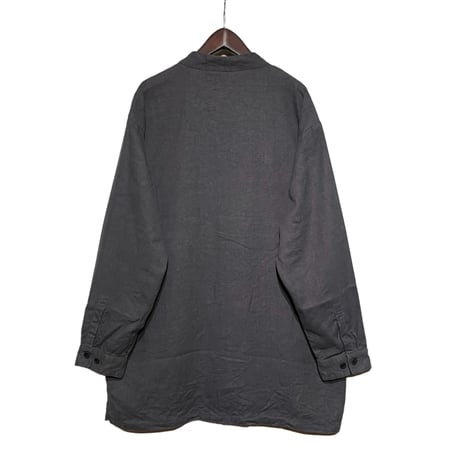 COLINA "Silk×Linen Gaba Cardigan Shirts "(gray) unisex