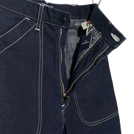 TigreBrocante"10.5oz flat denim baker pants"(indigo)unisex