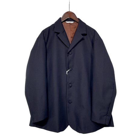 amne "GUNCLUB”modern jacket (navy)unisex