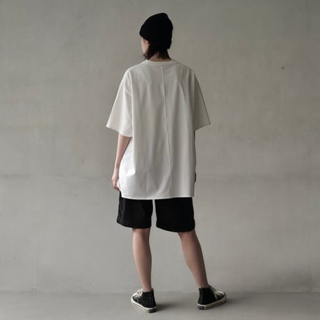 COLINA "Soft Twist Suvin Cotton / Big Tee"(white) unisex