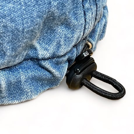 TigreBrocante"10oz denim&cotton satin A-64 cap (unisex)