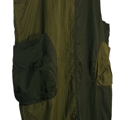 dip ltd "nylon switching onepiece" (olive combi)women's