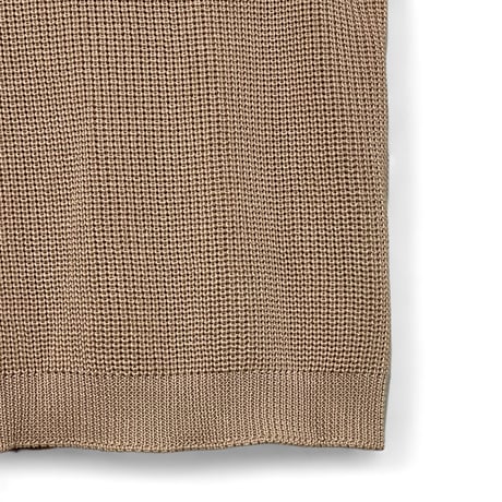 eyya"gima cotton box silhouette vest"(sand)unisex
