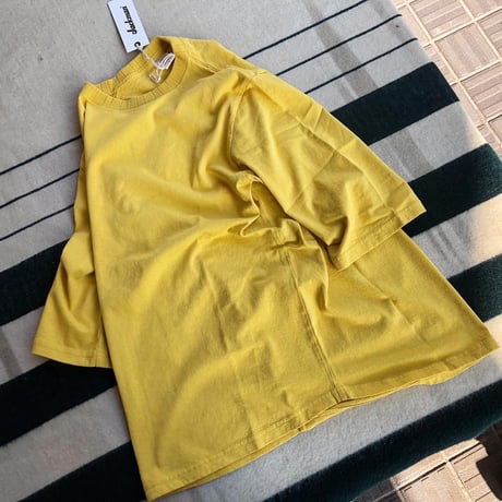 Jackman"1/2 sleeve t-shirts"(sulphur yellow) unisex