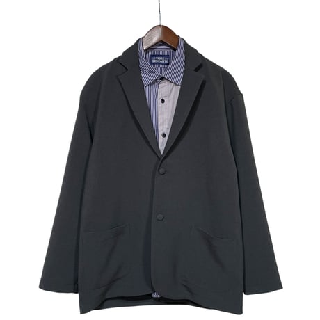 FLISTFIA"loose fit jacket cardigan"(charcoal)unisex