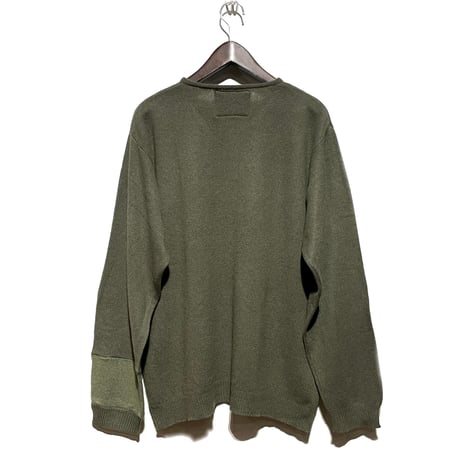 yoused "cashmere remake patchwork sweater(asst)unisex 2(A)