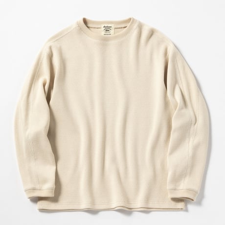 Jackman"thermal crew neck"(kinari) unisex