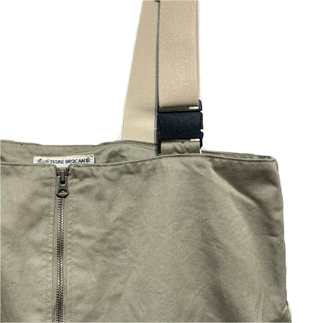 TigreBrocante "10oz coma chino liner salopette"(beige) women's