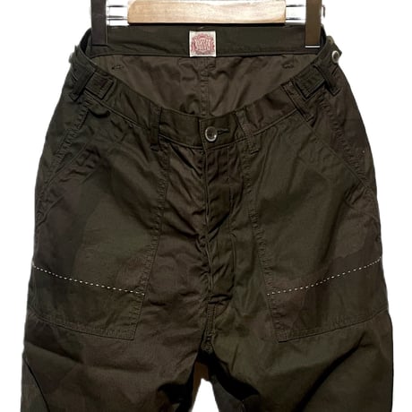 FUNSET OF ART “high density gaba camouflage barker pants"(brown)unisex