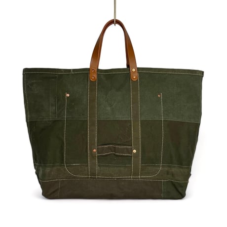 TigreBrocante"Re : military tote bag“(short)unisex