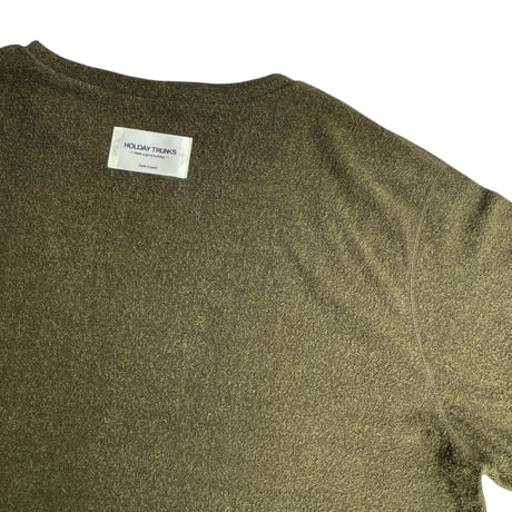 HOLIDAY TRUNKS"homebody3 Pile Long sleeve tee Ver2.0(olive)unisex