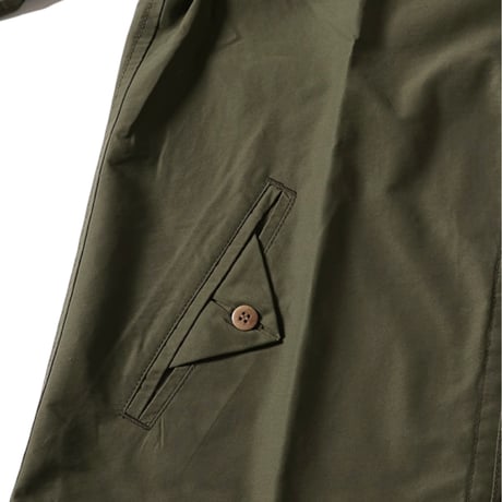 TigreBrocante"cotton nylon grosgrain flap cardigan"(khaki)unisex