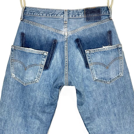 KNIFEWING "rebuild series" used US Levi's bandana crash denim(80C)unisex