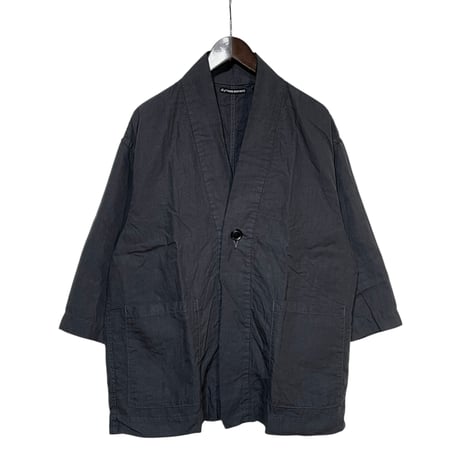 TigreBrocante"80 high density linen KIMONO shirts"(sumikuro)unisex