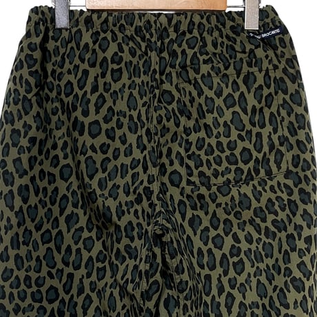 TigreBrocante"cotton×naylon leopard tagosaku pants“(khaki) unisex