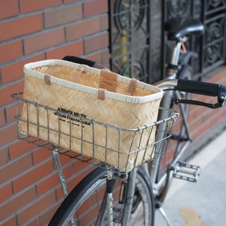 Butler Verner Sails "bamboo×leather market basket"  (S)