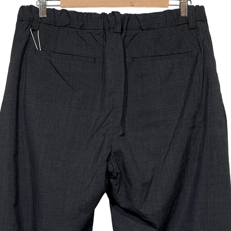 COLINA"Washable Wool Tro / The Slacks"(dark gray) unisex