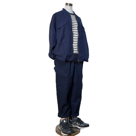 TigreBrocante"zinbabwe cotton boatswain cargo pants“(navy)unisex