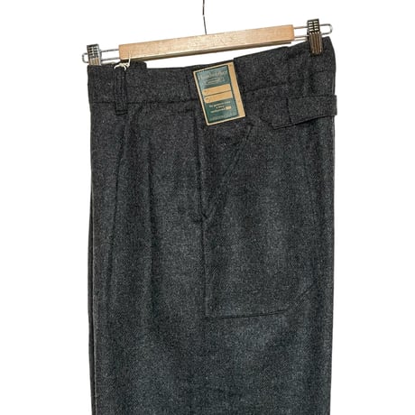 ASEEDONCLOUD"Handwerker cordura wool HW wide trousers" (dark gray) unisex