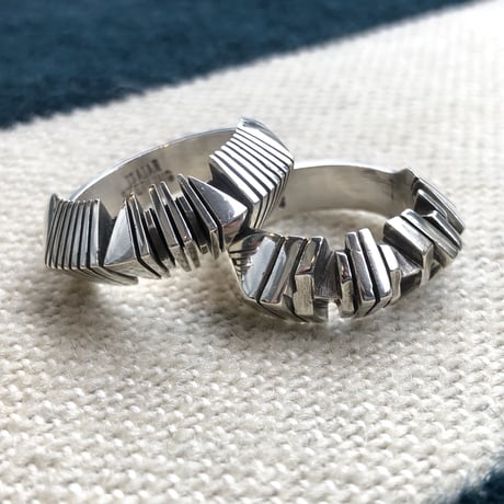 "Isaiah Ortiz" (sun felipe)” hand cut triangle ring
