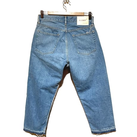 H.UNIT "13.5oz salvadge denim cropped 5P"(indigo)unisex