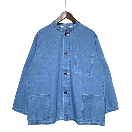 TigreBrocante"selvage 8oz denim stand coverall"(inidigo fade)unisex