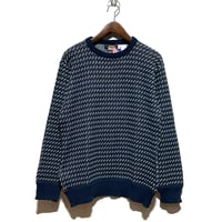 Brimwick U.S.A "birds eye crewneck"(navy)unisex