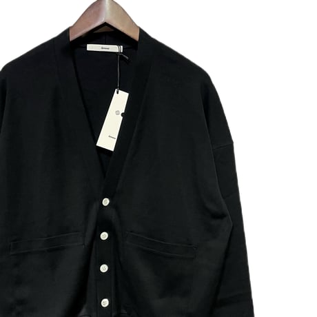 amne "giza round cardigan" (black) unisex