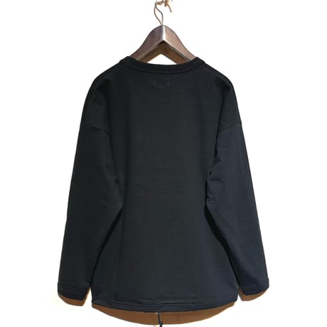 Jackman"strerch himo long sleeve shirts"(black) unisex