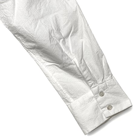 CAERULA PER LIGHTS"chambray asagi shirts"(white)unisex