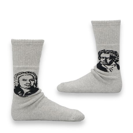 decka quality socks "BRU NA BOINNE × decka quality socks" pile socks/composer