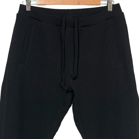 Jackman"waffle rib pants"(black)unisex