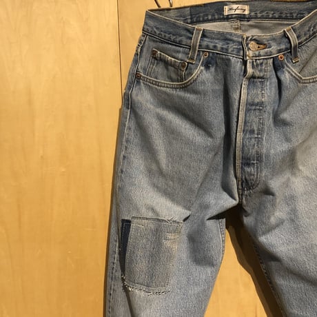 KNIFEWING"USA501 tuck tapered wide pants"M-A