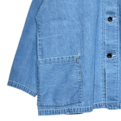 TigreBrocante"selvage 8oz denim stand coverall"(inidigo fade)unisex